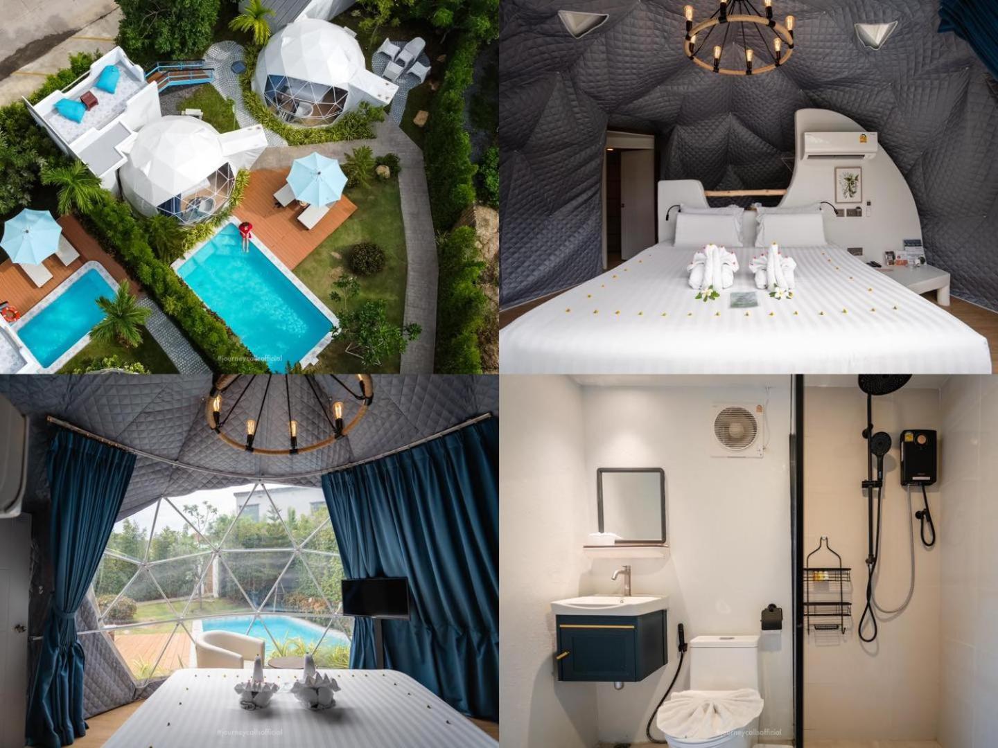 Le Resort And Villas Rawai Kültér fotó The interior of a bubble hotel